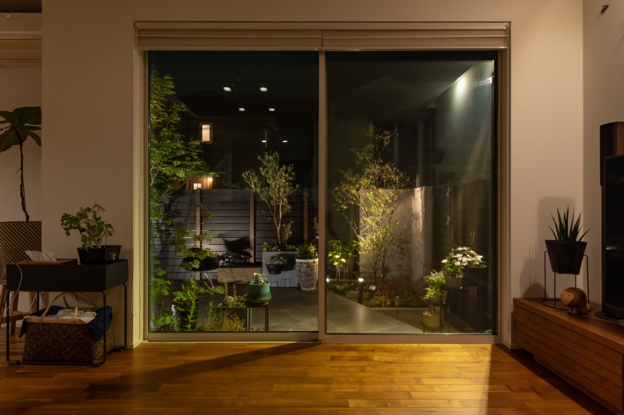 夜のライティング