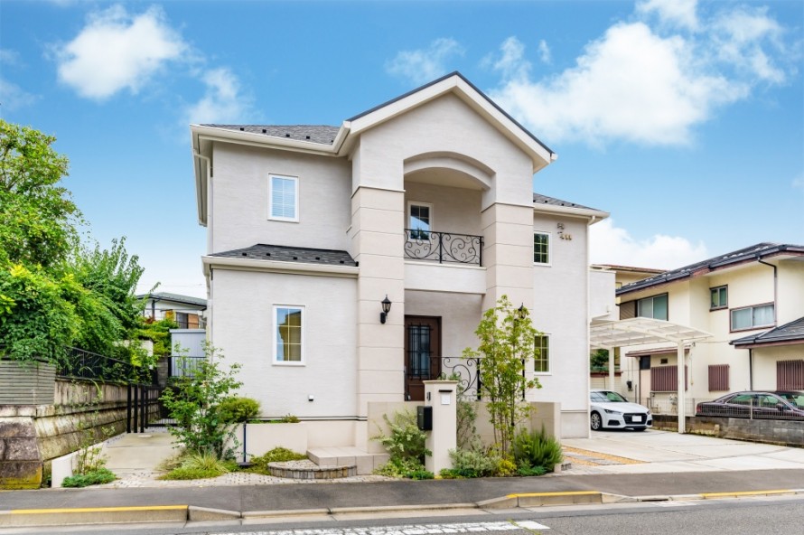 東京都八王子市 外構と合わせて作られた家