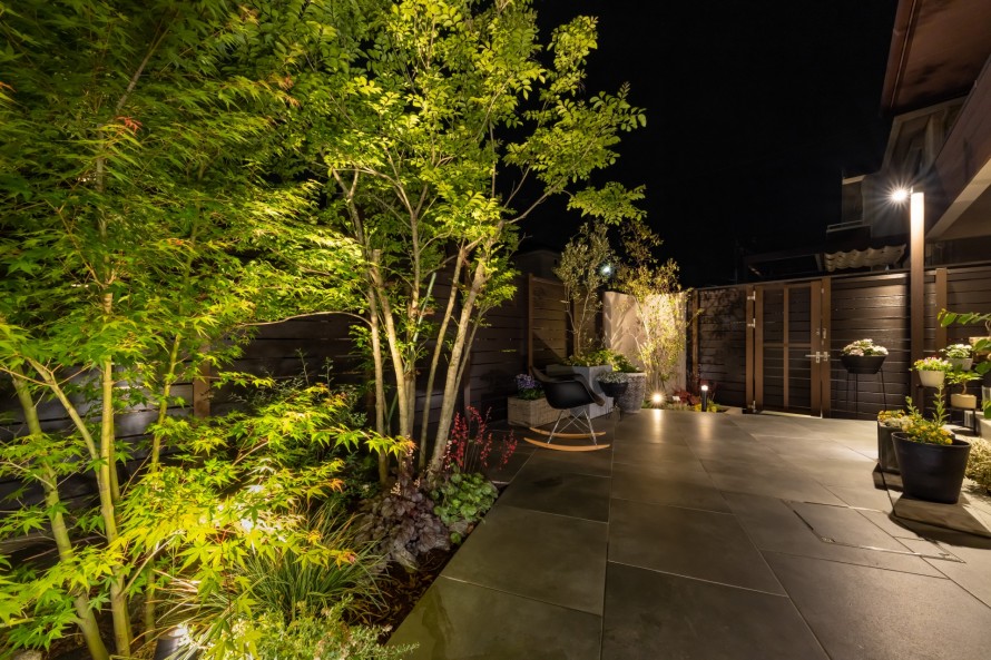 夜のライティング