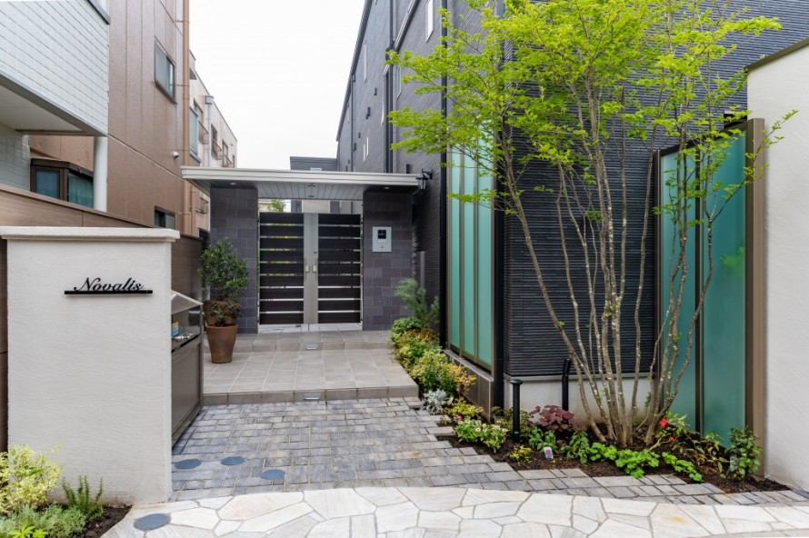 東京都武蔵野市 Novalis 新築マンション外構