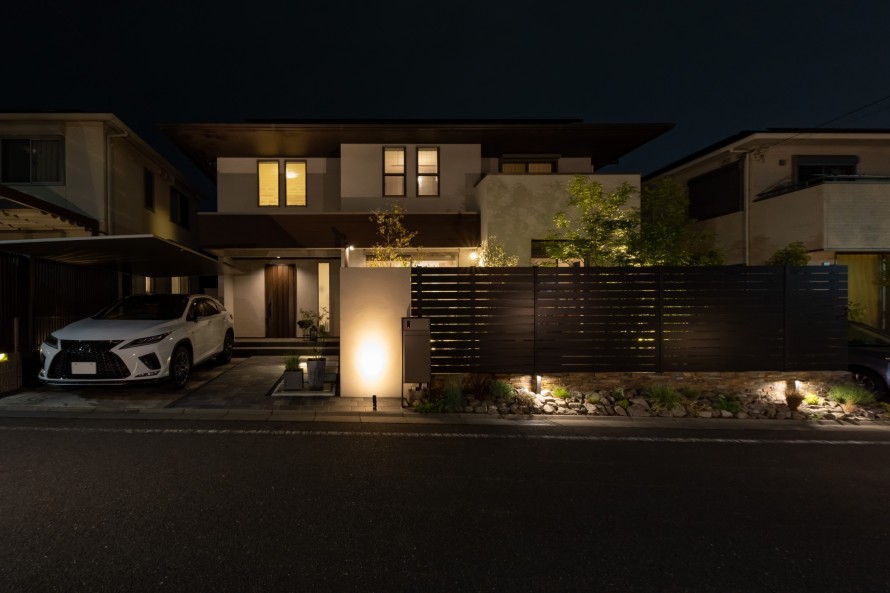 夜のライティング