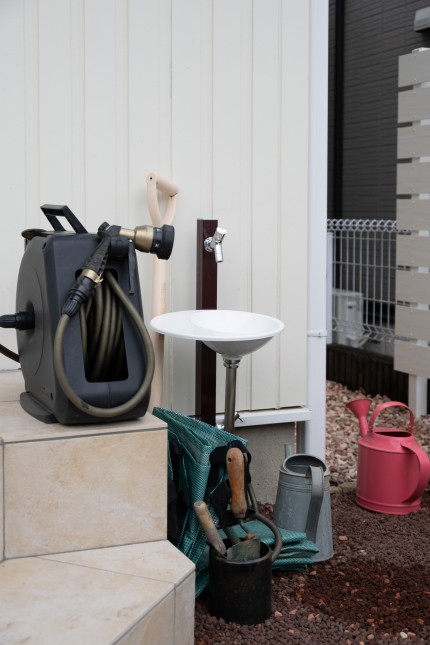 立水栓と手洗い場